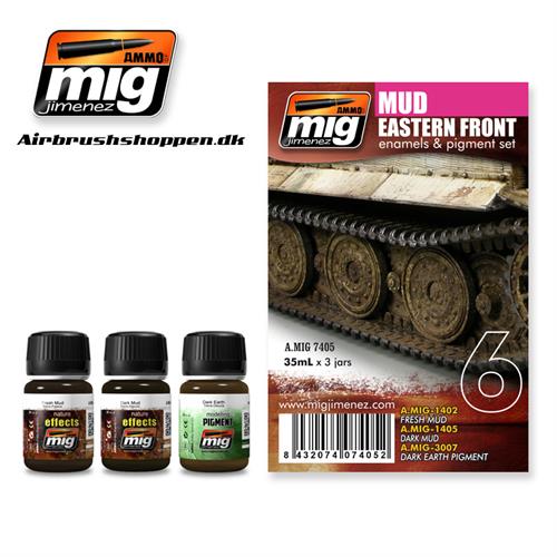 A.MIG 7405 Weathering set Easter Front Mud